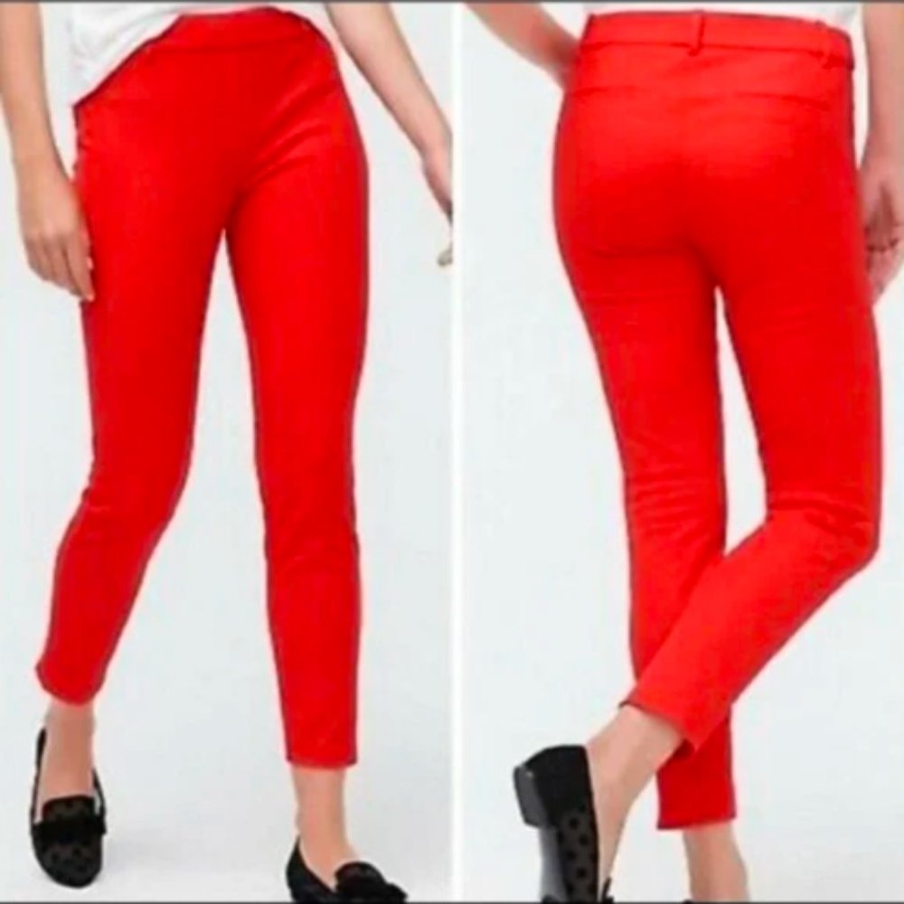 J. Crew Factory Red Skinny Pants